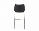Dave - Modern Black Eco-leather Bar Stool (set Of 2)