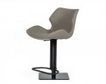 Jaffee - Industrial Grey Eco-leather Bar Stool