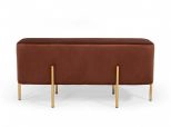 Ranger Modern Copper Fabric Bench