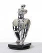 Silver Modern Voluptuous B Sculpture Sz0048