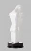 White Modern Love Sculpture Sz0296