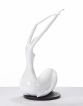 White Modern Lass Sculpture Sz0425