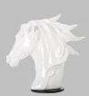 White Modern Horse Head Sculpture Sz0002