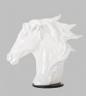 White Modern Horse Head Sculpture Sz0002
