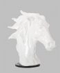 White Modern Horse Head Sculpture Sz0002