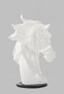White Modern Horse Head Sculpture Sz0002