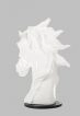 White Modern Horse Head Sculpture Sz0002