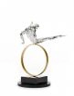 Silver Modern Gymnast-c Sculpture Sz0216