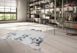 Modern Metallic Rustic Faux Fur Art Hide