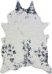 Modern Metallic Rustic Faux Fur Art Hide