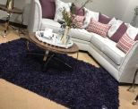 Purple Modern Multi-Textural Crystal Shag 720057