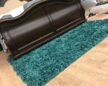 Teal Modern Multi-Textural Crystal Shag 720076