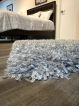 Silver Modern Multi-Textural Crystal Shag 720076