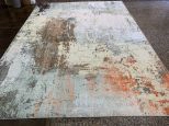 Design Vintage Style Soft Polyester Print Rug 72240157