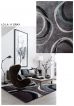 Gray Hand Tufted Modern Shag Design 7211057