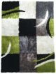 Green Hand Tufted Modern Shag Design 72004057