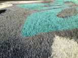 Gray Hand Tufted Modern Shag Design 72009057