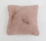 Modern Soft Luxury Faux Fur Pillow ivory