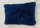 Modern Soft Luxury Faux Fur Pillow ivory