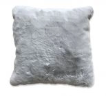 Modern Soft Luxury Faux Fur Pillow ivory