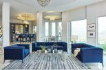 Navy Velvet Charlotte Chair