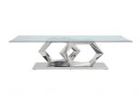 Nivo Glass Top Dining Table