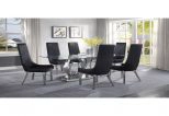 Nivo Glass Top Dining Table