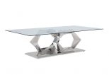 Nivo Glass Top Dining Table