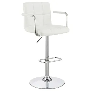 Lana White Eco-leather Contemporary Barstool
