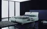 Rossetto White Eco Leather King Bed