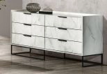Marbella - Italian Modern White Marble Dresser