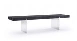 Oxnard Modern Black Ash Dining Bench