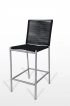 Lathrop - Modern Black Bar Stool