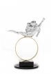 Silver Modern Gymnast-c Sculpture Sz0216