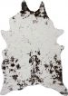 Modern Metallic Rustic Faux Fur Art Hide