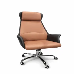 Newton Office Chair walnut/black