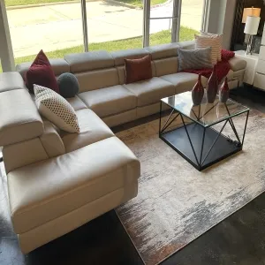 Cadi Italian Leather sectional 