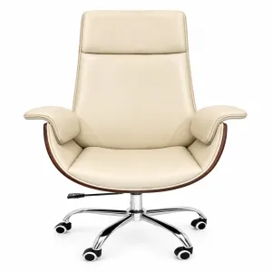 Bolo Light Grey/Wood Office Chair